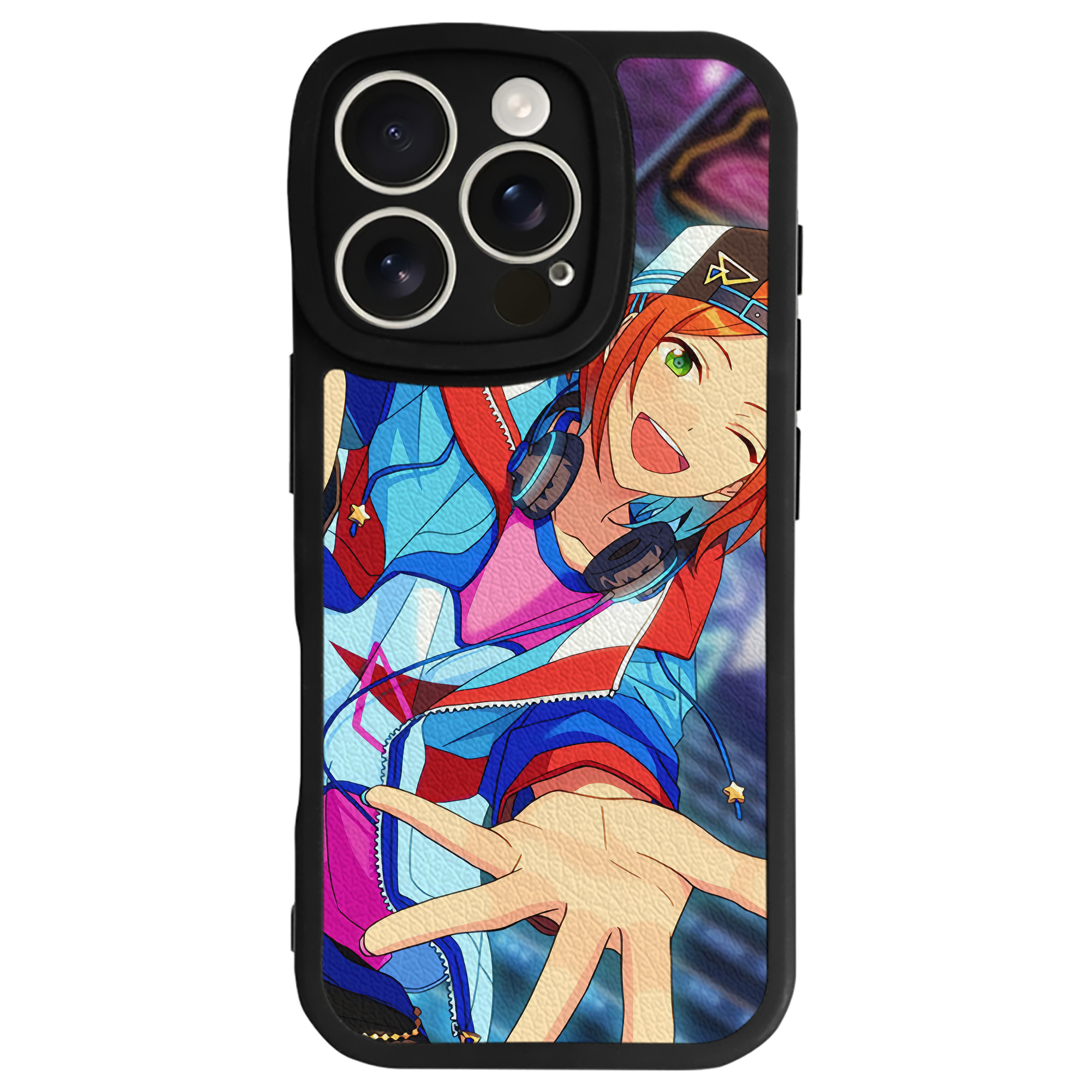 （画像用） あんさんぶるスターズ! Ensemble Stars 【iPhone 16シリーズ対応】シリコンスマホケース（レザー調） 材質：シリコン